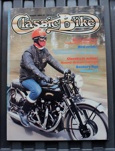 Classic bike aug 1984 ajs - aug,