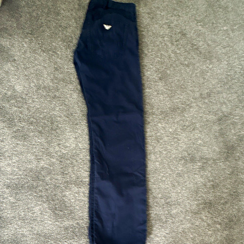 Armani jeans navy trousers - navy,