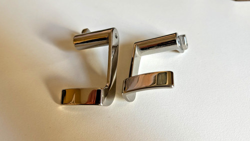 Pair solid stainless - pair, steel