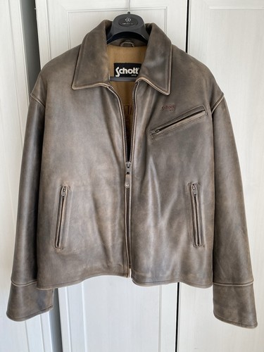 Schott nyc brown leather - brown,