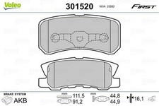 Rear Disc Brake Pad Set VALEO