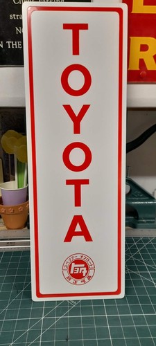 Large retro toyota signs - retro,