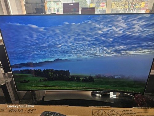 Oled curved tv - 55",