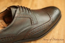 Prada Brown Burnished Leather