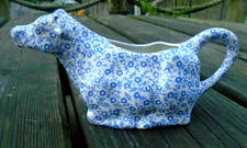 FELICITY BURLEIGH STAFFORDSHIRE POTTERY COW CREAMER