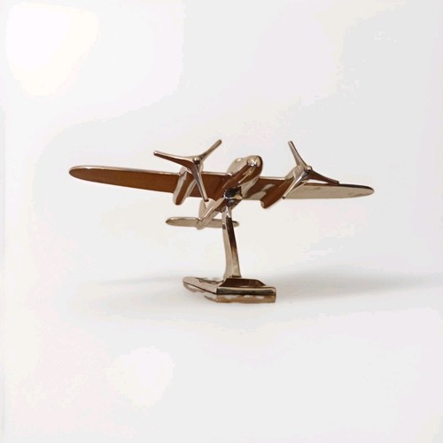 Large silver aluminium two - large,