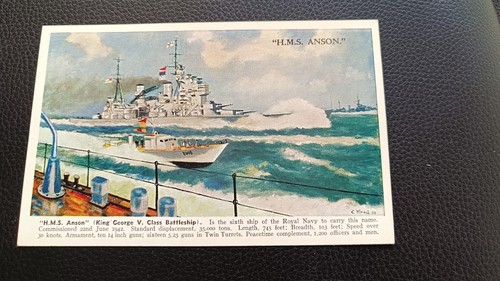 Ww2 postcard hms - ww2,