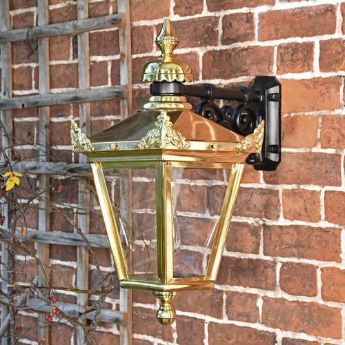 Large victorian polished brass - polished,