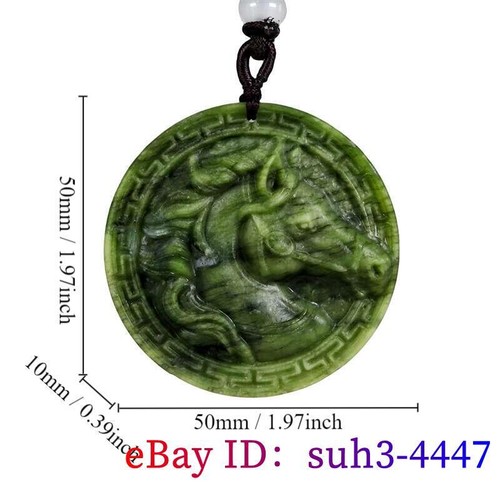 Natural real jade horse - natural,