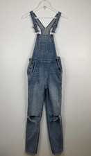 Fat Face Denim Dungarees Size