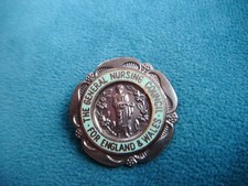VINTAGE BADGE GENERAL NURSING COUNCIL STATE ENROLLED NURSE NAMED NUMBERED
