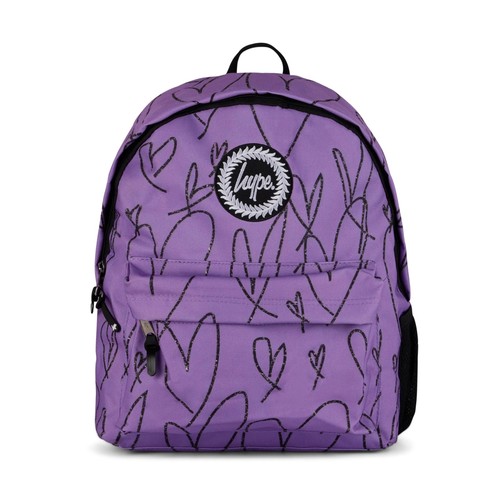 Hype backpack schoolbag purple - hype,