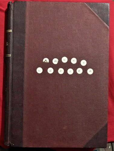 Vintage sales ledger half