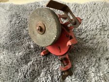 Rare Vintage Hand Cranked Tool Grinding Wheel  / Sharpener Retro Tools 