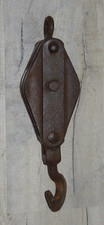 METAL DOUBLE VINTAGE PULLEY