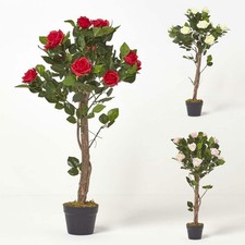 Artificial Potted Rose Tree