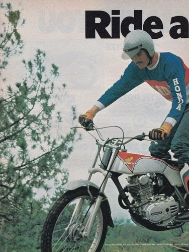 1975 honda trials 250 - &, trails