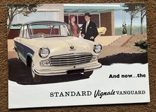 Standard Vanguard Vignale Brochure Genuine Workshop Manual Tourer Saloon