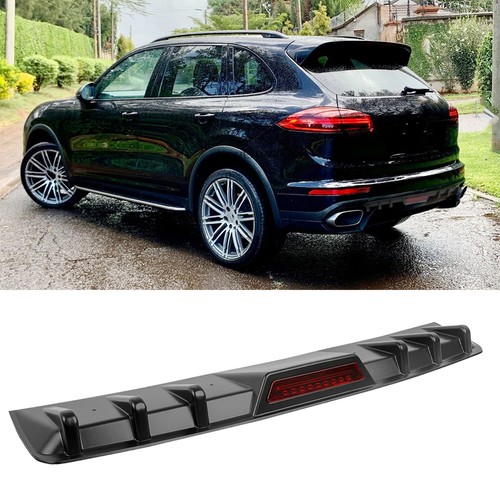 Black rear bumper diffuser lip - bumper,