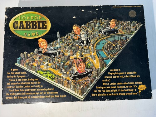 London cabbie board game 1971 - board,