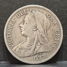 1897 half crown queen - crown, victoria