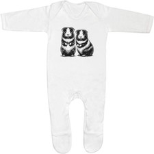 'Two Guinea Pigs' Baby Romper