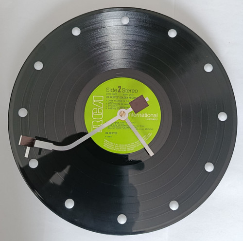 Vinyl record clock lp - clock, 12"