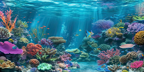 Ocean floor aquarium - ocean,