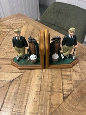 Pair of Golf Themed Bookends