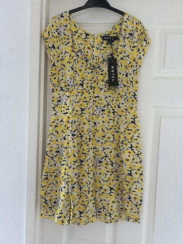 Motel rocks yellow floral - yellow,
