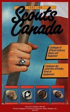 "1987-87 CATALOGUE SCOUTS CANADA"  Uniforms, Equipment, Books, Badges, Etc.  ^