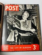 Picture Post Magazine Bundle of 13 magazines from 1939,  in a bound album.