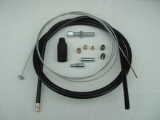NEW UNIVERSAL MOTORCYCLE CLUTCH / BRAKE CABLE KIT, PRE 65, TWINSHOCK TRIALS, AJS