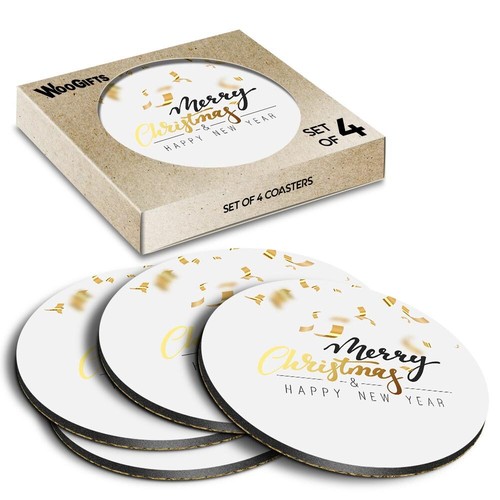 Round mdf coaster merry - round,