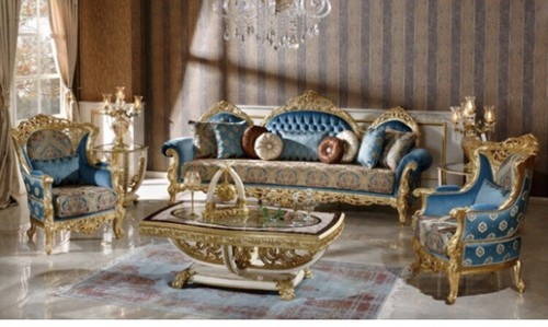Italian baroque style sofa set - baroque,