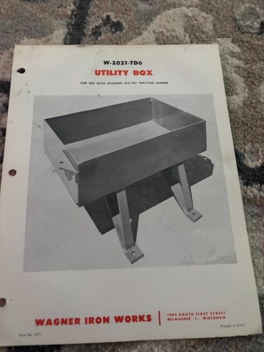 Wagner 2021 td6 utility box - w-2021-td6,