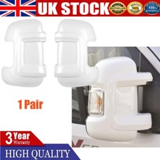 White Fits Fiat Fiat Ducato Peugeot Boxer Relay Wing Mirror Protectors L and R