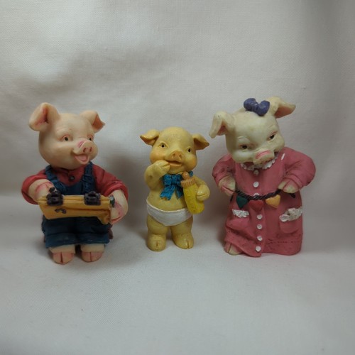 Pig figurine ornament - pig,