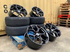 18'' Audi RS6 Style Alloy Wheels A3 A4 A6 S4 TT Vw Golf Mk7 Mk8 +Tyres
