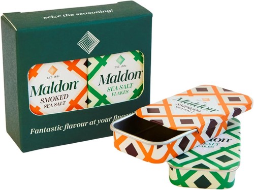 Maldon salt pinch tin set - maldon,