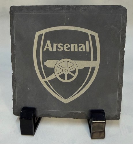 Arsenal engraved slate - fc,