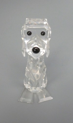 Swarovski crystal standing dog - swarovski,
