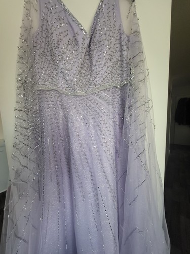 Purple beaded sequin - beaded,