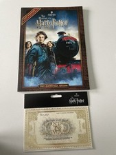 THE MAKING OF HARRY POTTER OFFICIAL GUIDE + HOGWARTS ONE WAY TRAVEL TICKET