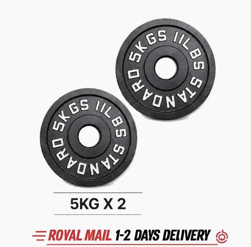Cast iron weight plates set - cast,