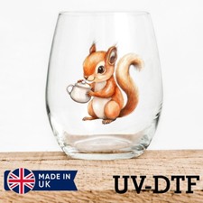 Squirrel With Teapot 8pcs UV