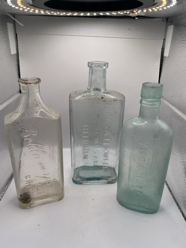 Vintage glass bottles - vintage,