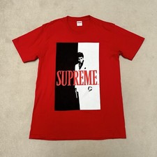 Supreme SS17 Scarface Split Tee Red T-Shirt Size Medium