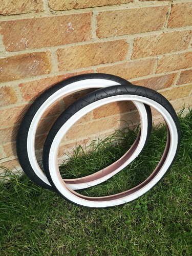 Slick street bmx tyres - bmx, black