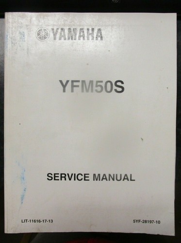 2003 yamaha yfm50s - yfm50s, service
